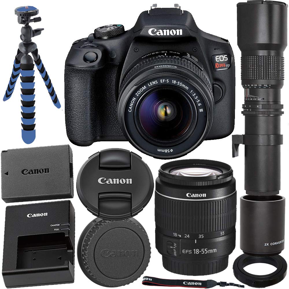 Canon EOS Rebel T7 with 18-55mm Lens